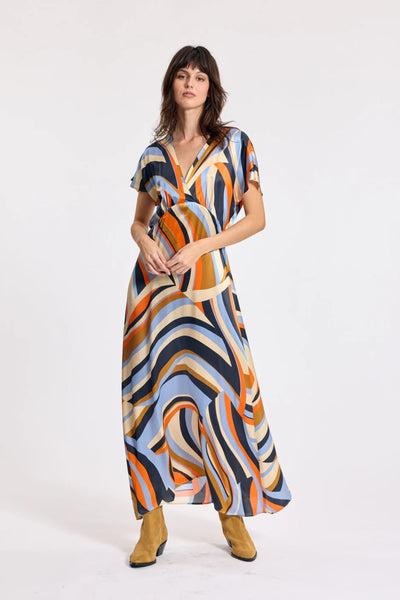 Magda Dress - Blue
