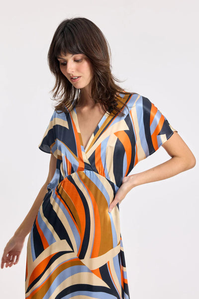 Magda Dress - Blue