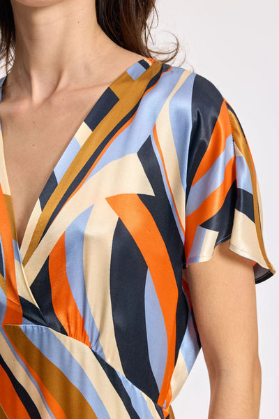 Magda Dress - Blue