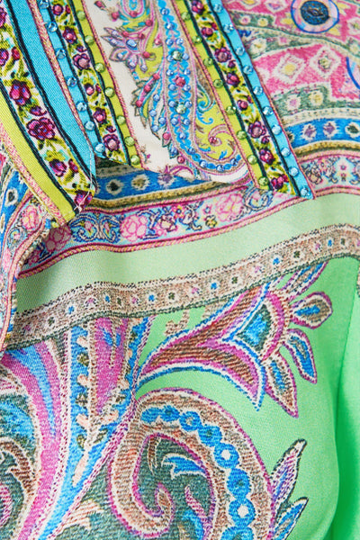 Cropped Wrap Shirt - Magic Carpet Ride