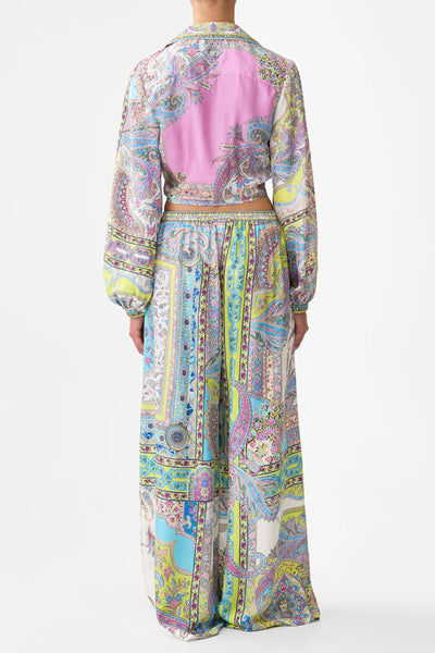 Cropped Wrap Shirt - Magic Carpet Ride
