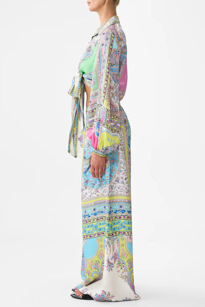 Cropped Wrap Shirt - Magic Carpet Ride