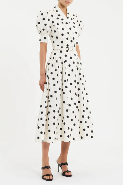 Maisie Midi - Polka Dot Print