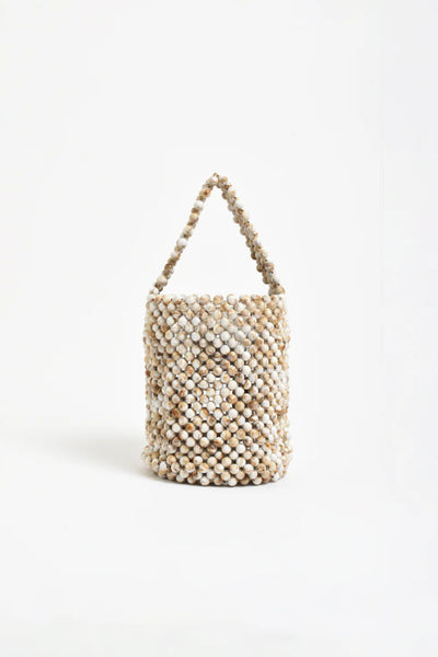 Marble Bead Mini Bag - Natural