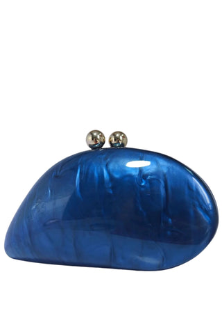 Marienne Acrylic Resin Clutch - Blue
