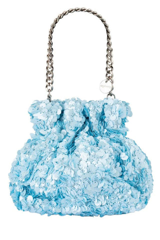 Mattie Sequin Pouch - Blue