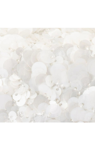 Mattie Sequin Pouch - Ivory
