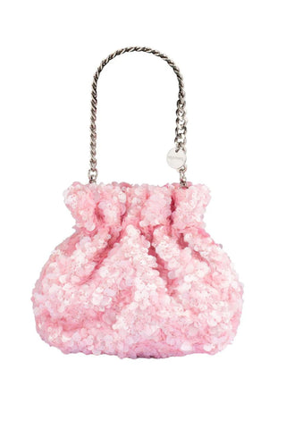 Mattie Sequin Pouch- Pink