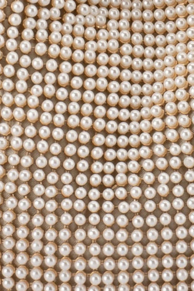 Miranda Drawstring Top Handle Bag - Pearl Gold