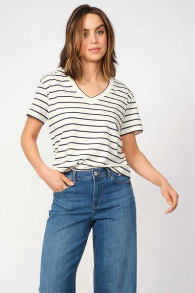 Nani V-SS Stripe Tee - Spellbound