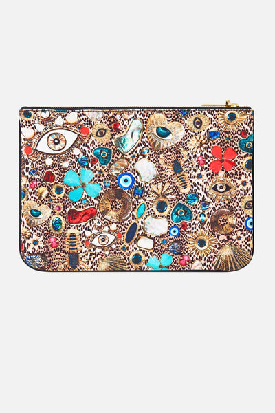 Nazar Nirvana Small Canvas Clutch
