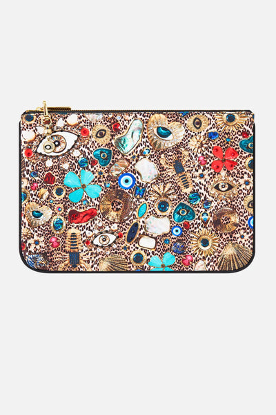 Nazar Nirvana Small Canvas Clutch