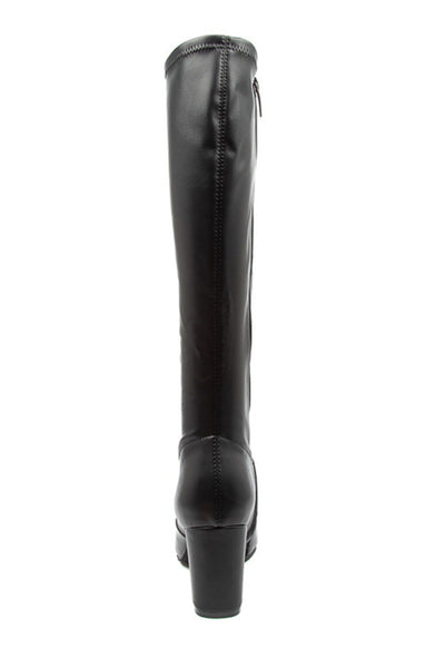 Norass Stretch Knee High Boots - Black