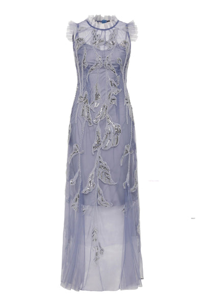 Ophelia Gown - Silver Mauve