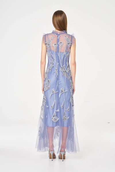 Ophelia Gown - Silver Mauve