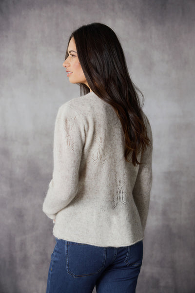 Orchid Cardi No Trim - Ice