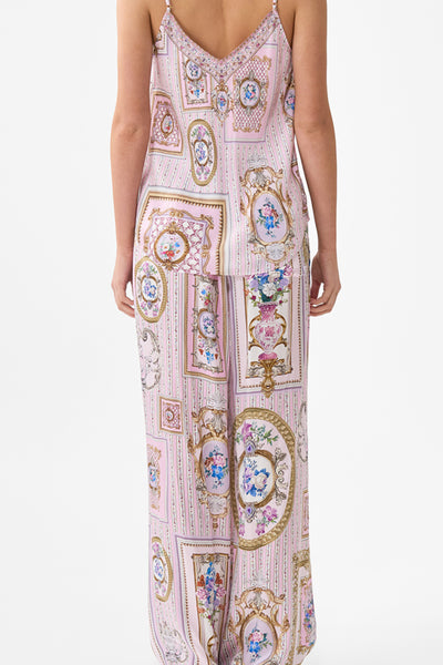 V-Neck Bias Cami - Palatial Pastels