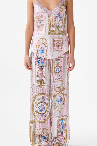 V-Neck Bias Cami - Palatial Pastels