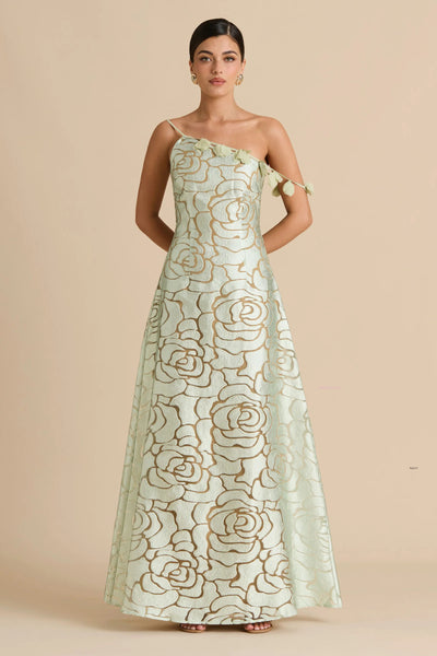 Paloma Gown - Eden Lace Pistachio Mist