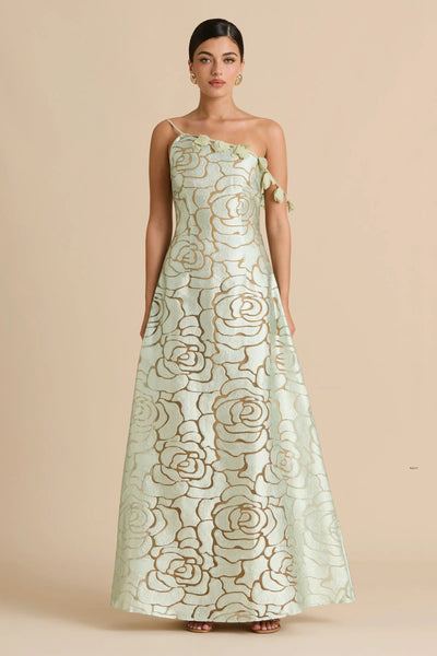 Paloma Gown - Eden Lace Pistachio Mist