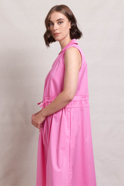 Papercraft Shirt Dress - Pink