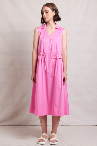 Papercraft Shirt Dress - Pink