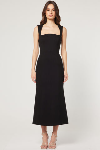Perri Midi Dress - Black