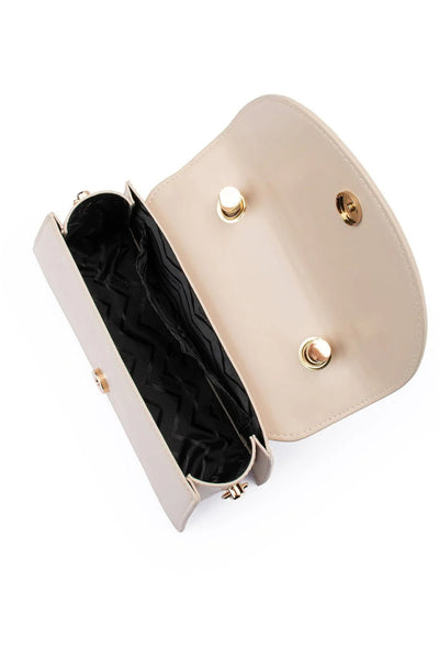 Phoebe Bamboo Handle Bag - Mink