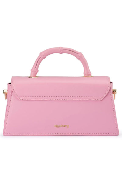 Phoebe Bamboo Handle Bag - Pink