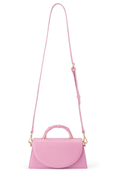 Phoebe Bamboo Handle Bag - Pink