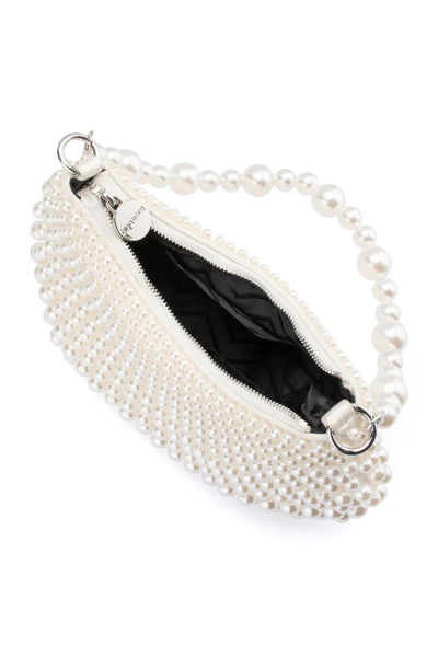 Pia Pearl Croissant Bag - Pearl
