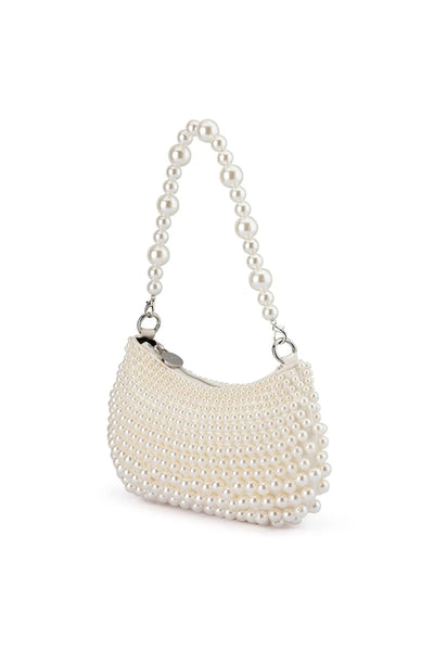 Pia Pearl Croissant Bag - Pearl