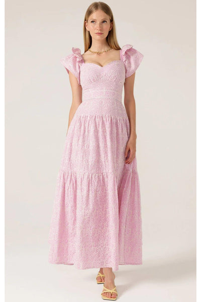 Pink Gallah Maxi Dress - Lilac Cornelli