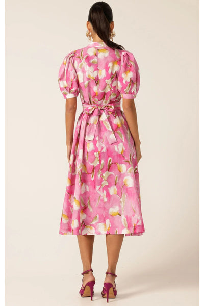 Posy Shirtmaker Dress - Pink Floral