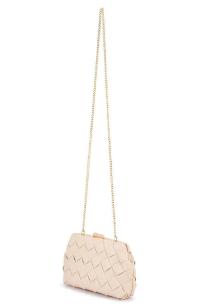 Quinn Woven Clutch - Natural