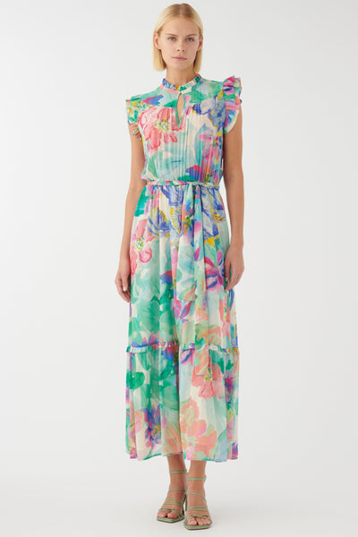 Raya Silk Midi Dress - Posada Villea