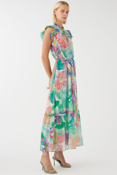 Raya Silk Midi Dress - Posada Villea