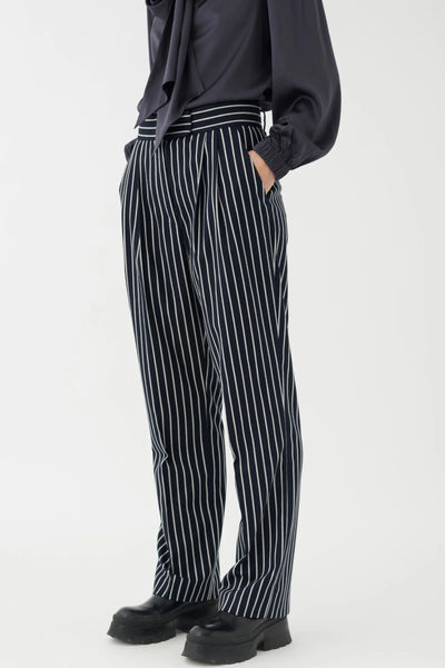 Rinina Pants - Navy Heritage Stripe