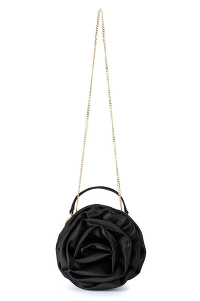 ROSITA Rosette Frame Bag - Black