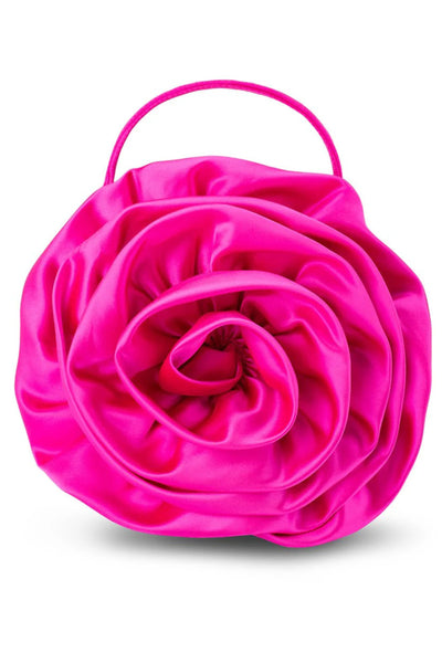 ROSITA Rosette Frame Bag - Fuchsia