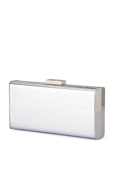 Samantha Slimline Clutch - Sliver