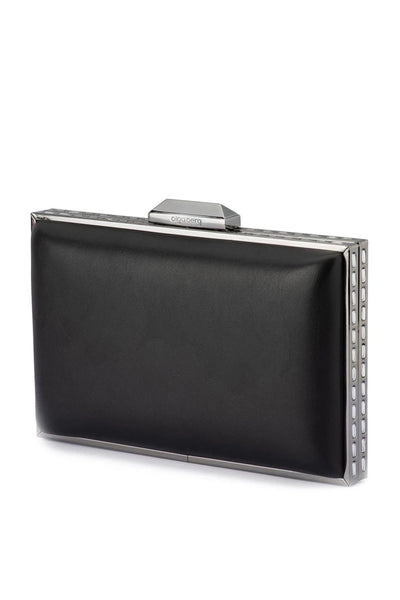 Sammi Crystal Frame clutch - Black