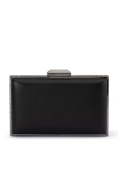 Sammi Crystal Frame clutch - Black