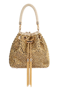 Santorini Studded Hotfix Pouch Bag - Gold