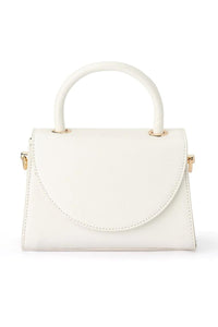Sasha Top Handle Bag - White