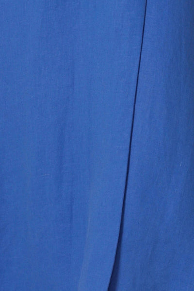 Sea and Sand Wrap Dress - Cobalt Linen