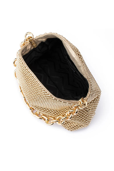Skylar Ball Mesh bag - Gold