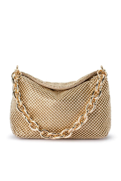 Skylar Ball Mesh bag - Gold