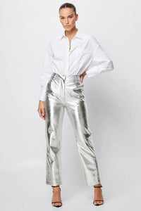 Small Talk Pant - Silver SIZE 16 ONLY