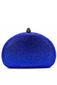 Sofie Hotfix Crystal Clutch - Cobalt